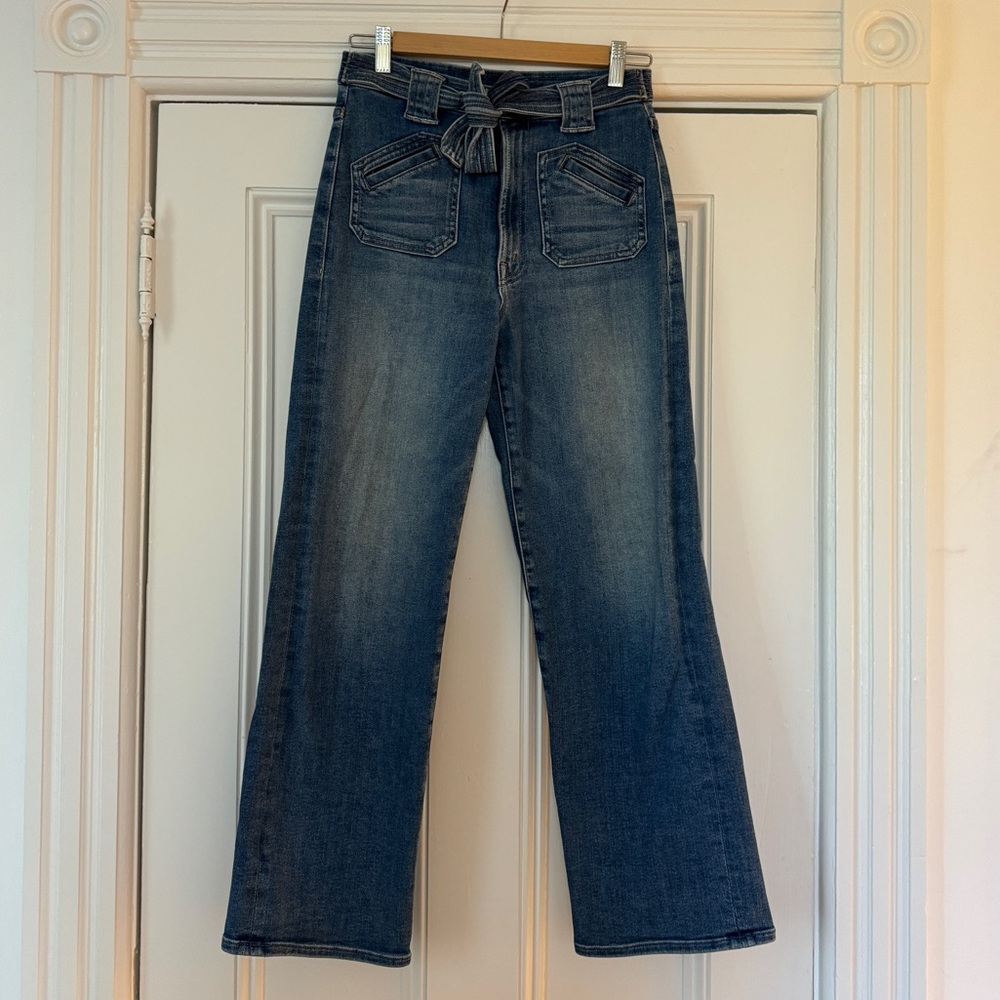 MOTHER Jeans Tie Belt Pockets size 27